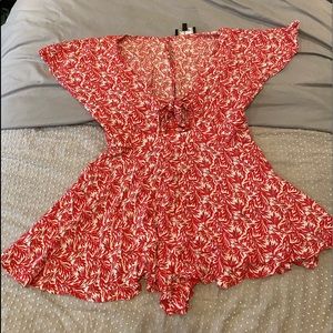 Floral romper from Lulus